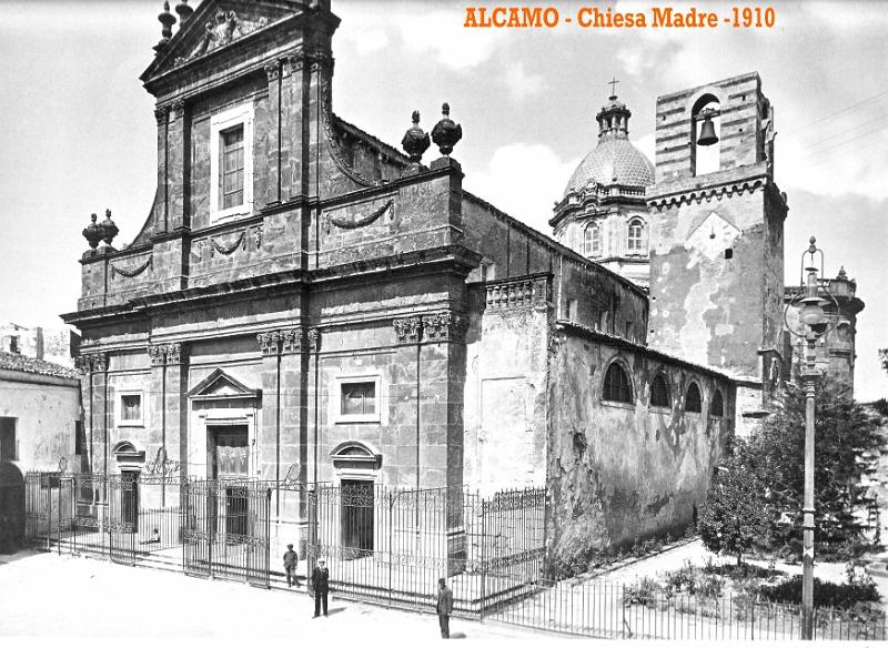 Vecchia Trapani 375 - Alcamo - Chiesa Madre 1910.jpg